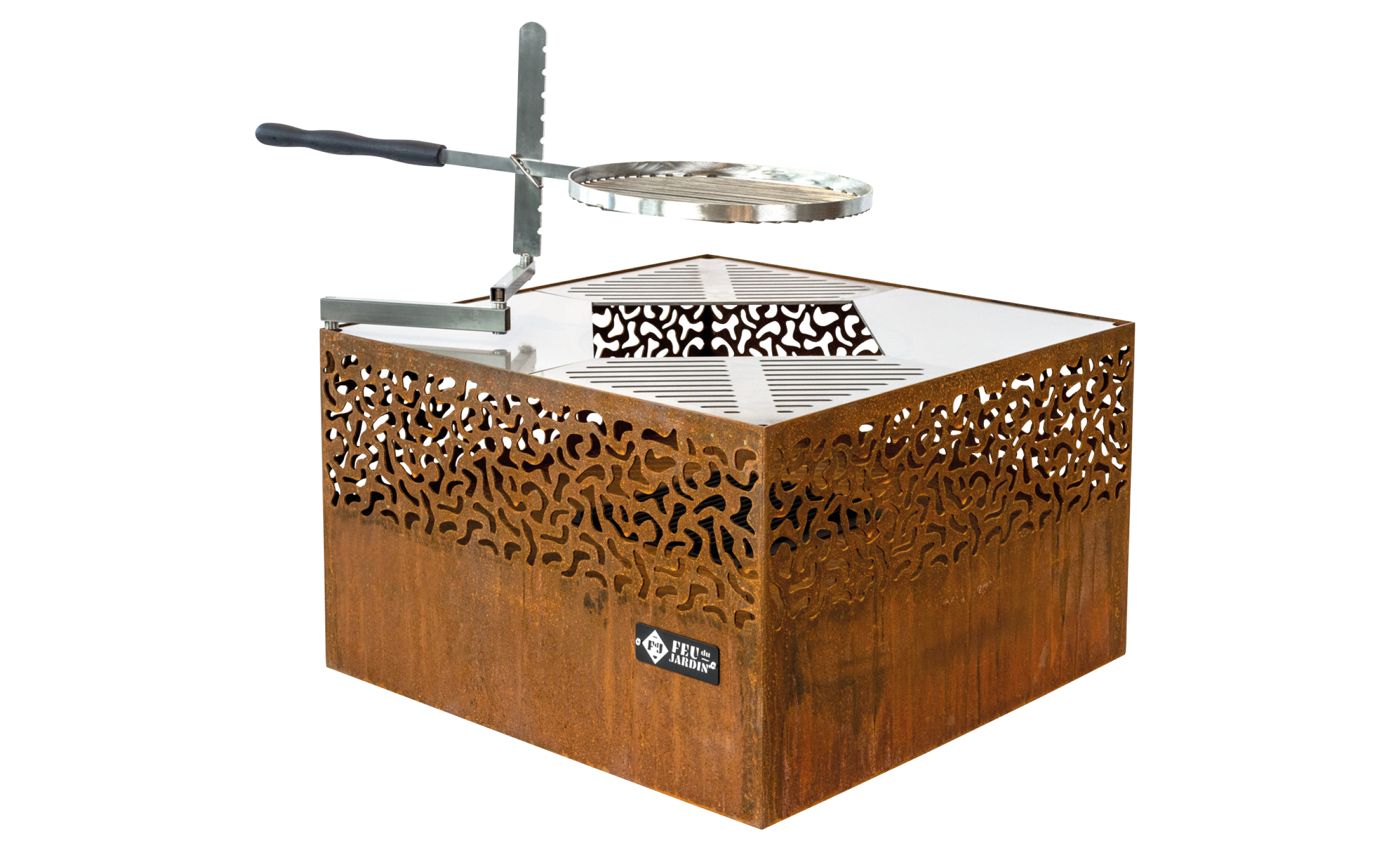 Feuerkorb Feu du Jardin Carre 750, rost