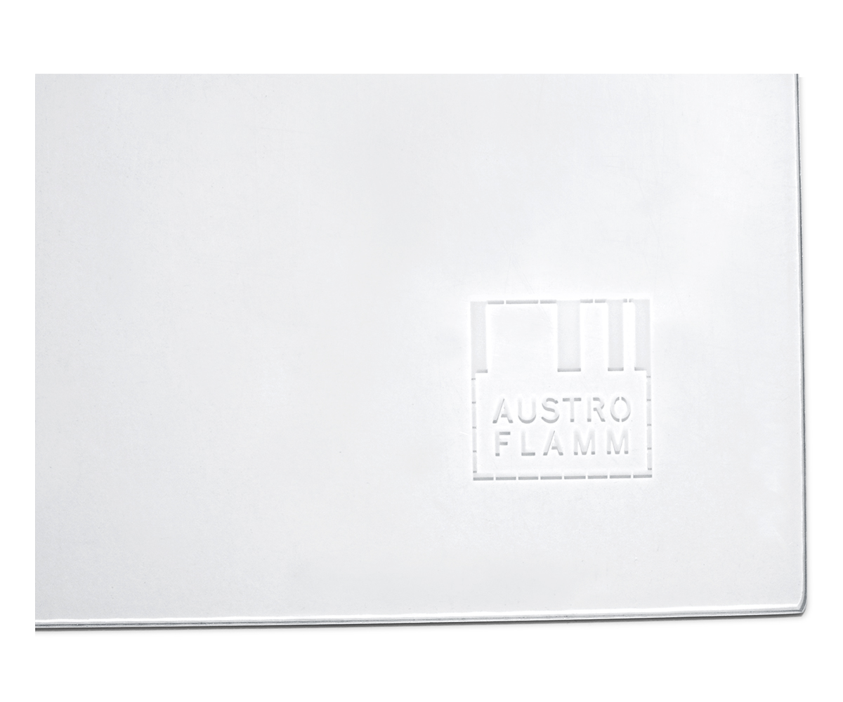 Austroflamm Tria Sichtscheibe mittig Glasscheibe Austroflamm Tria Sichtscheibe mittig Glasscheibe