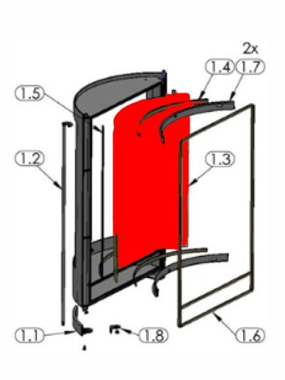 Oranier Pisa vitre Oranier Pisa vitre