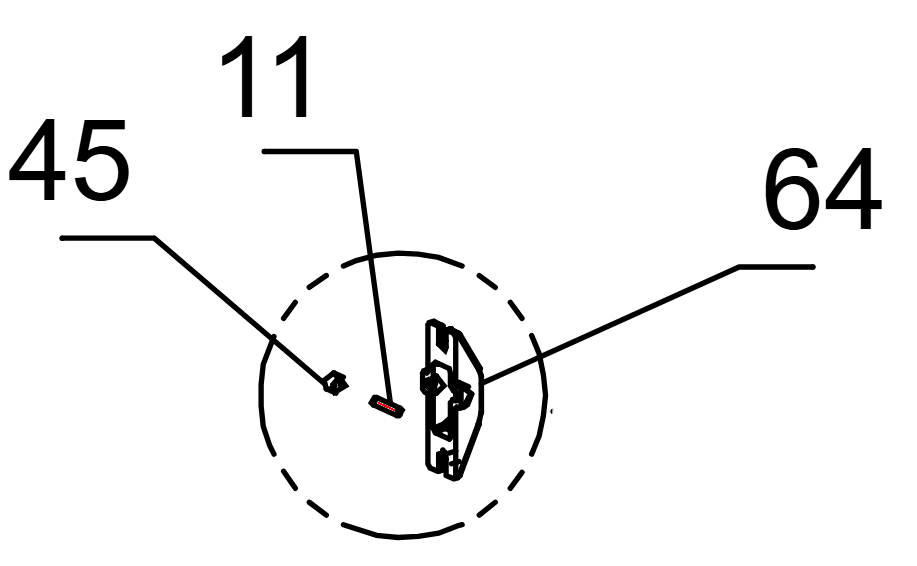 La Nordica TermoRossella Plus Forno D.S.A. broche poignée de porte de foyer