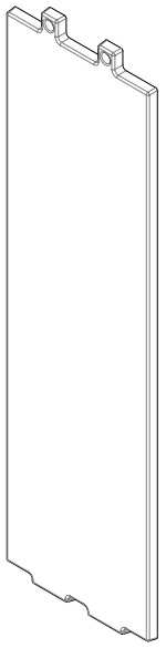 MCZ SUITE Comfort Air 12 M1 sideplade venstre MCZ SUITE Comfort Air 12 M1 sideplade venstre