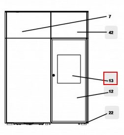 Haas-Sohn Catania RLU 441.08 vitre intérieur Haas-Sohn Catania RLU 441.08 vitre intérieur
