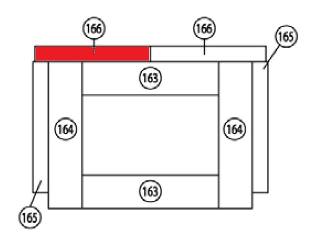 Haas+Sohn Vaasa 1 274.15 Rückwandstein links Feuerraumstein Haas+Sohn Vaasa 1 274.15 Rückwandstein links Feuerraumstein