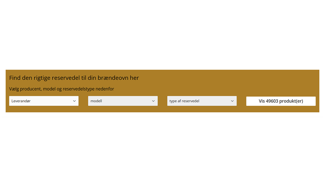 Reservedelefinder på vores shop