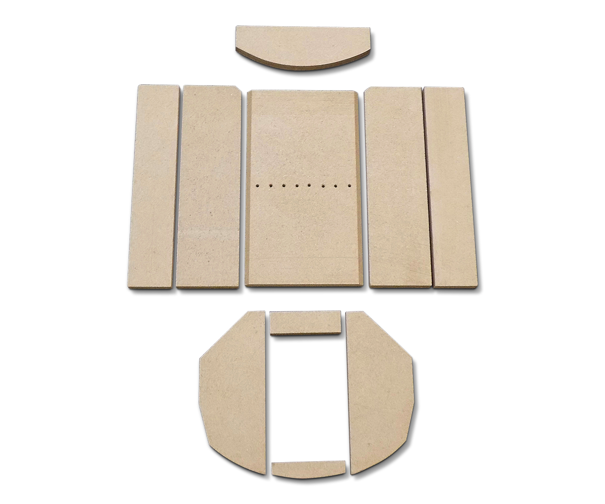 Oranier Polar Aqua III okładzina komory paleniskowej Oranier Polar Aqua III okładzina komory paleniskowej