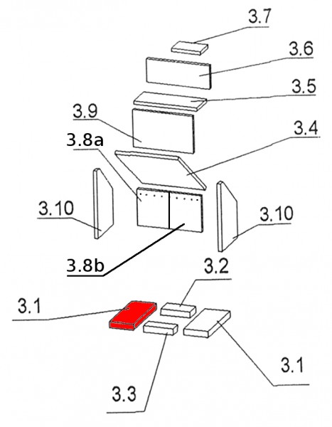 Oranier Malmö 6 Bodemsteen links B Oranier Malmö 6 Bodemsteen links B