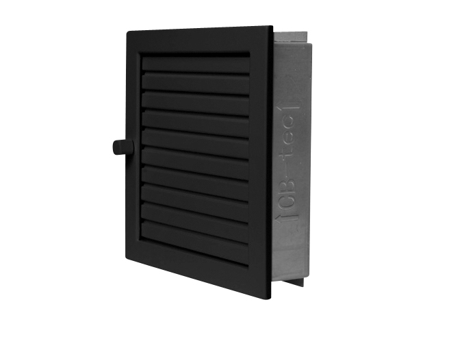 Warmluftgitter Stahl schwarz SMWG2015s.2