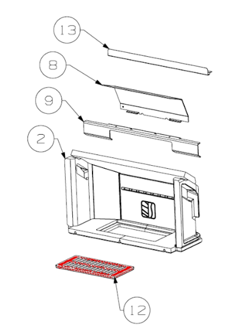 Supra Bjorn grille de décendrage Supra Bjorn grille de décendrage