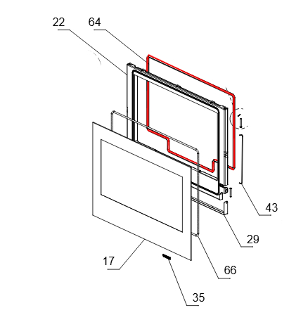 La Nordica Liù dørpakning