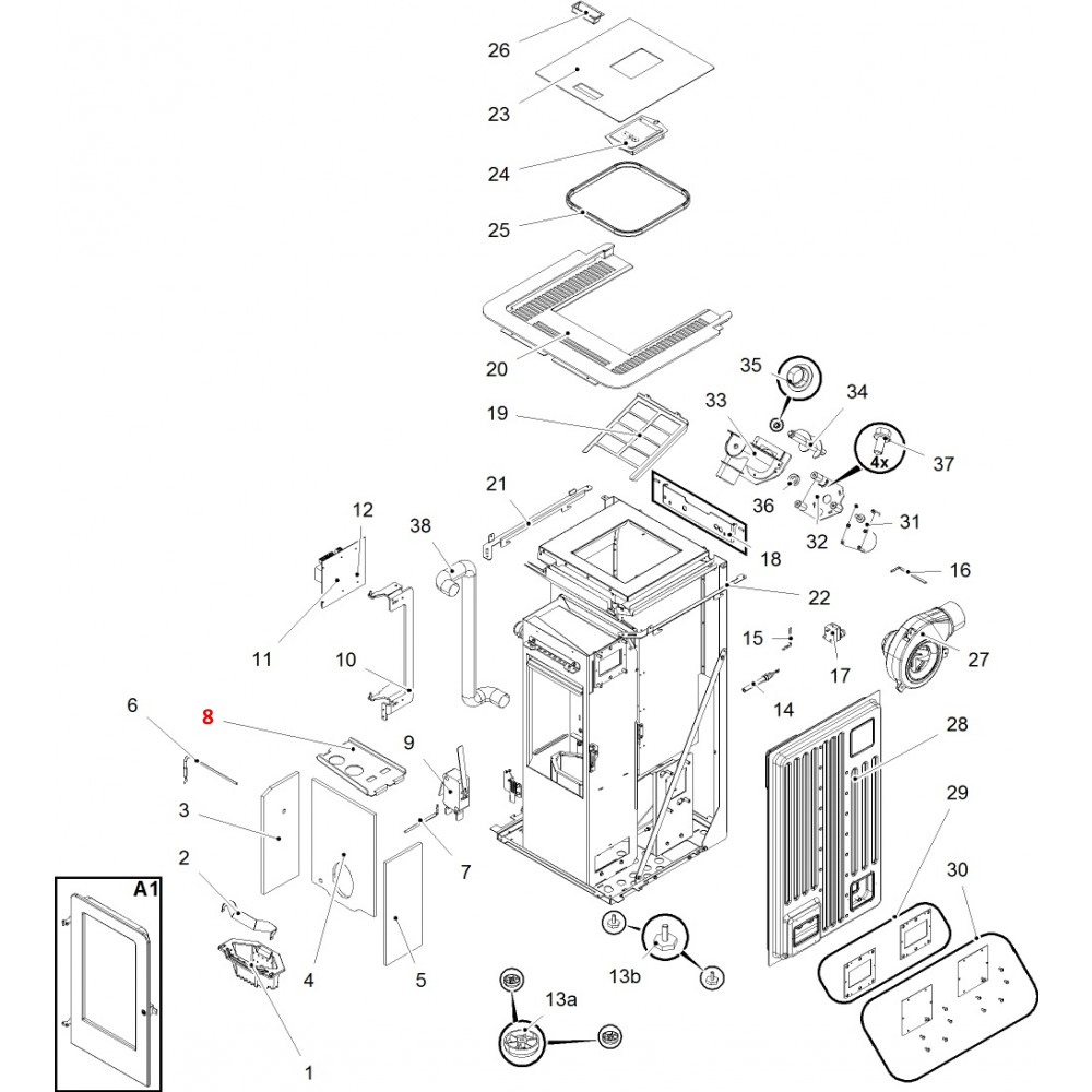 Haas-Sohn Pallazza III RLU-PGI 520.08 røgvenderplade