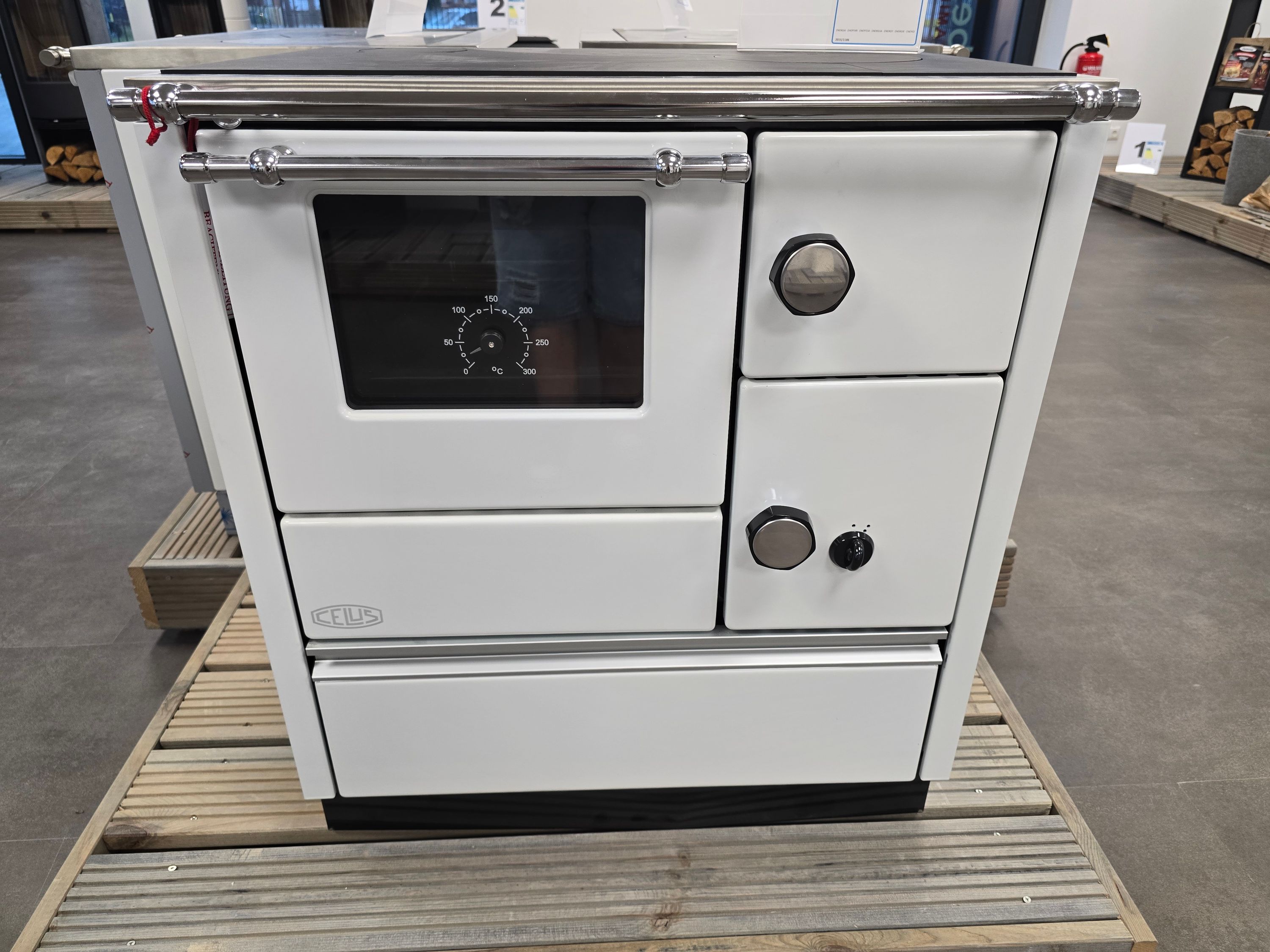 Holzherd Lohberger Celus COOK 75, 6 kW - Ausstellungsstück/Vorkonfiguriert