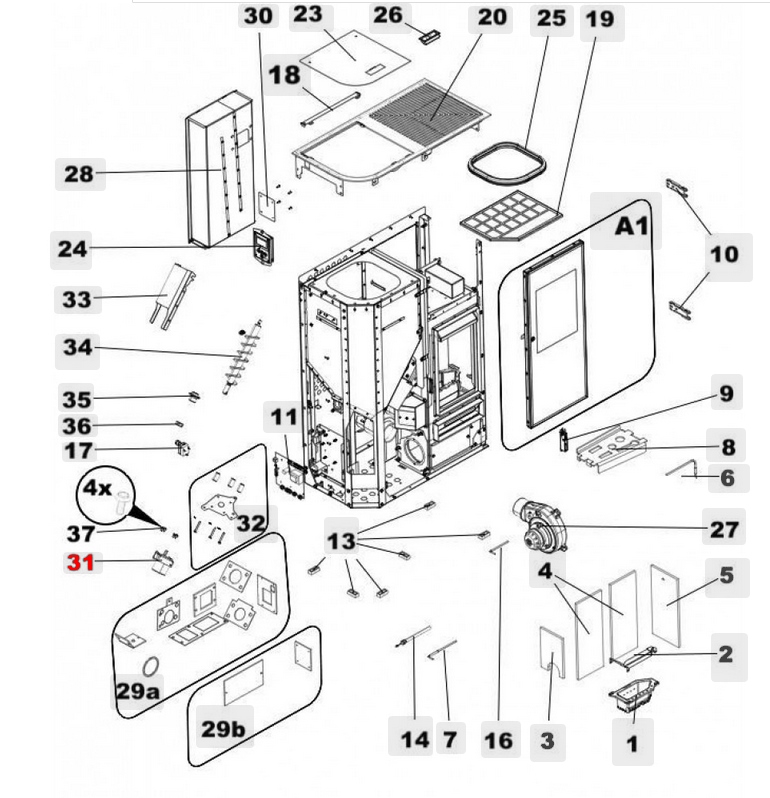 Haas-Sohn HSP 8 Home 445.08 motore coclea