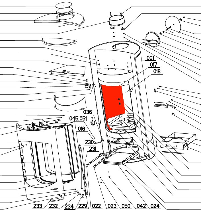 Thorma Malmö pierre latérale gauche Thorma Malmö pierre latérale gauche