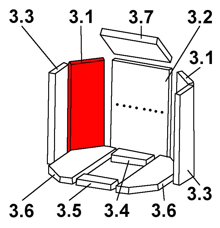 Oranier Tampere 8 pierre latérale gauche arrière C Oranier Tampere 8 pierre latérale gauche arrière C