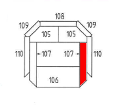 Haas-Sohn Bornholm 164.17 pietra per fondo a destra B Haas-Sohn Bornholm 164.17 pietra per fondo a destra B