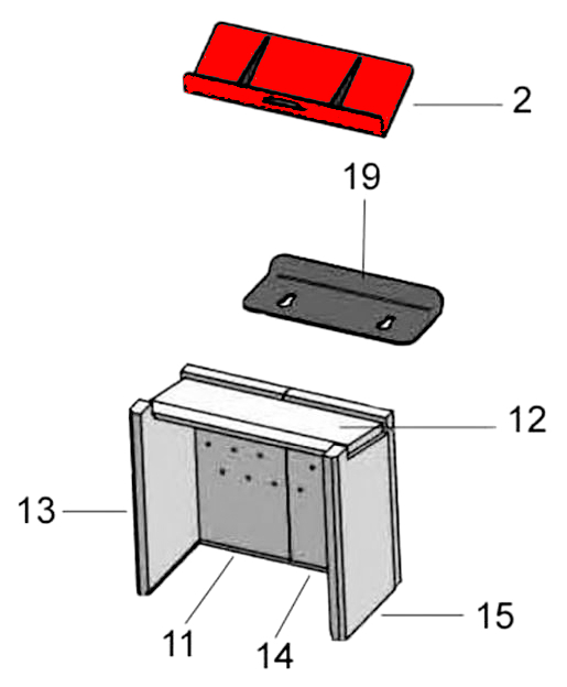 Oranier Hera D røgvenderplade oven C