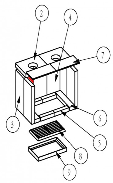Eurotherm Rubin bagsten venstre B