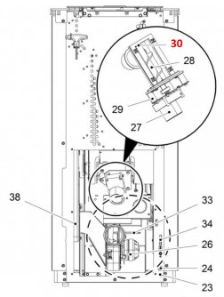 Haas+Sohn Pelletto II 434.08 stock escargot en haut Haas+Sohn Pelletto II 434.08 stock escargot en haut