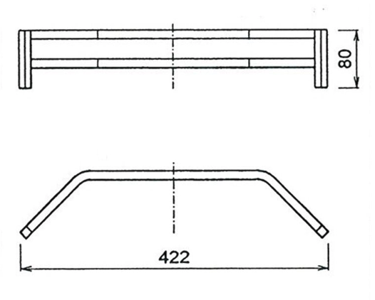 Oranier Skandik 8 grille verticale