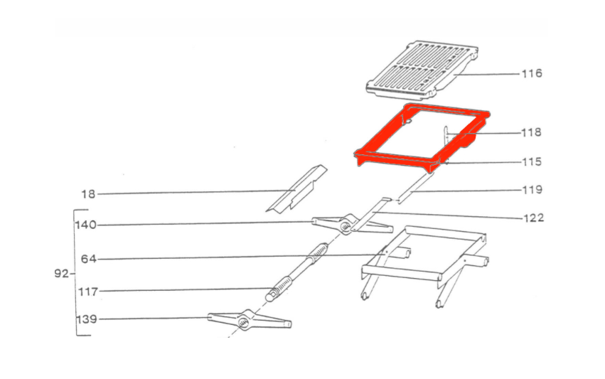 Wamsler K52 support de grille