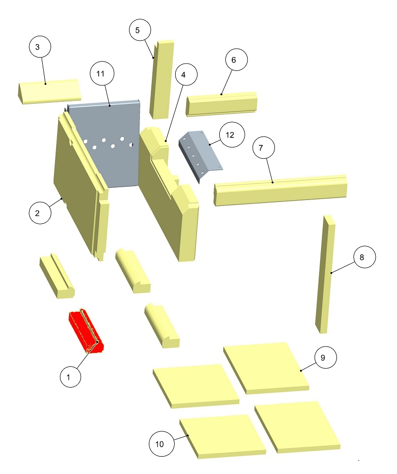Haas-Sohn HSDH 75.5 sidesten venstre nede foran Haas-Sohn HSDH 75.5 sidesten venstre nede foran