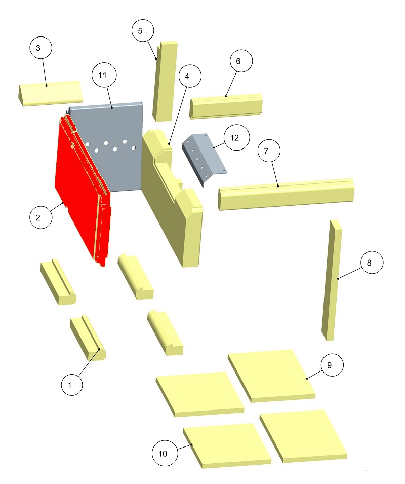 Haas-Sohn HSDH 75.5 Zijsteen links boven
