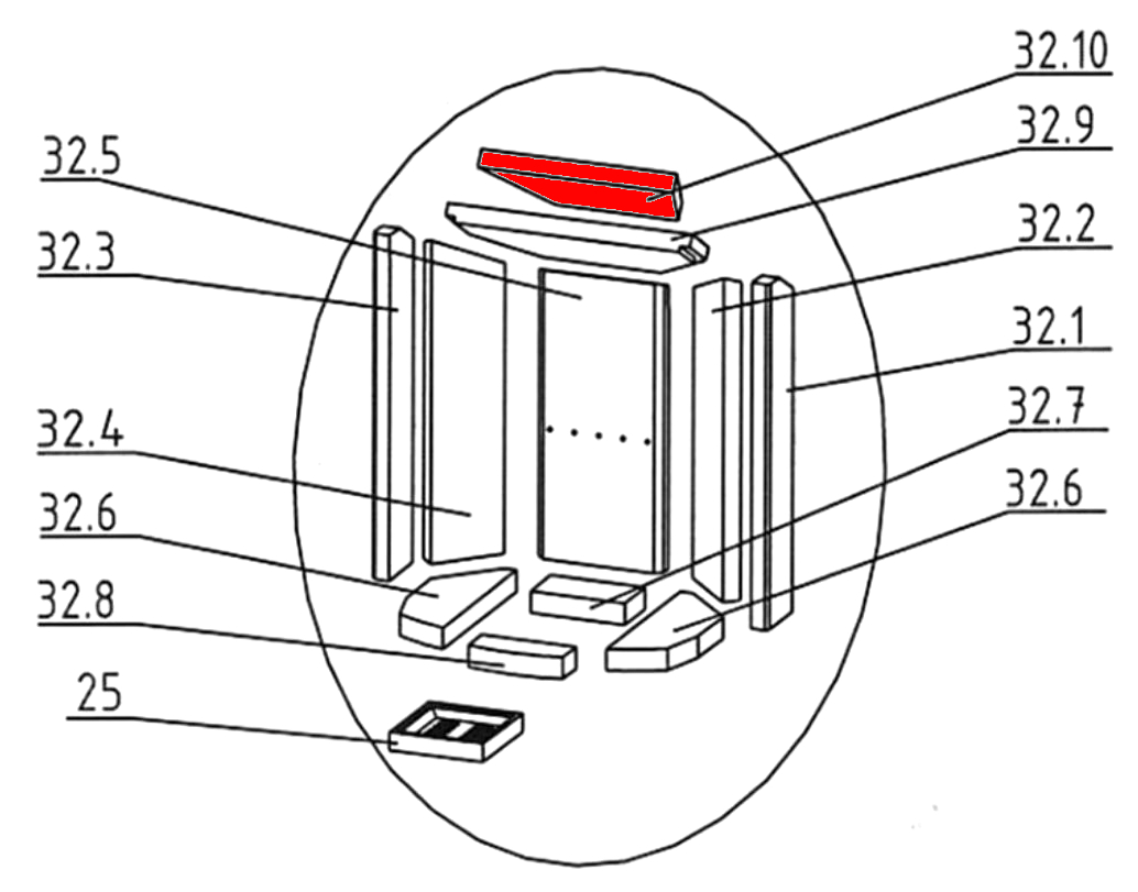 Oranier Polar 4 déflecteur haut B Oranier Polar 4 déflecteur haut B