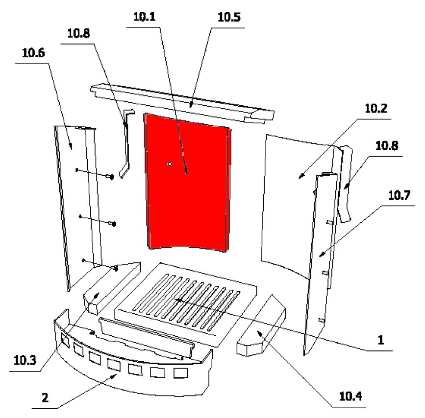 Justus Polarfeuer K1 pierre de plaque arrière gauche Justus Polarfeuer K1 pierre de plaque arrière gauche