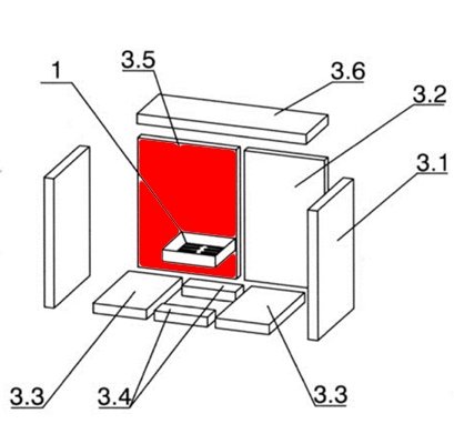 Oranier Malmö 8 pierre de paroi de fond à gauche A Oranier Malmö 8 pierre de paroi de fond à gauche A