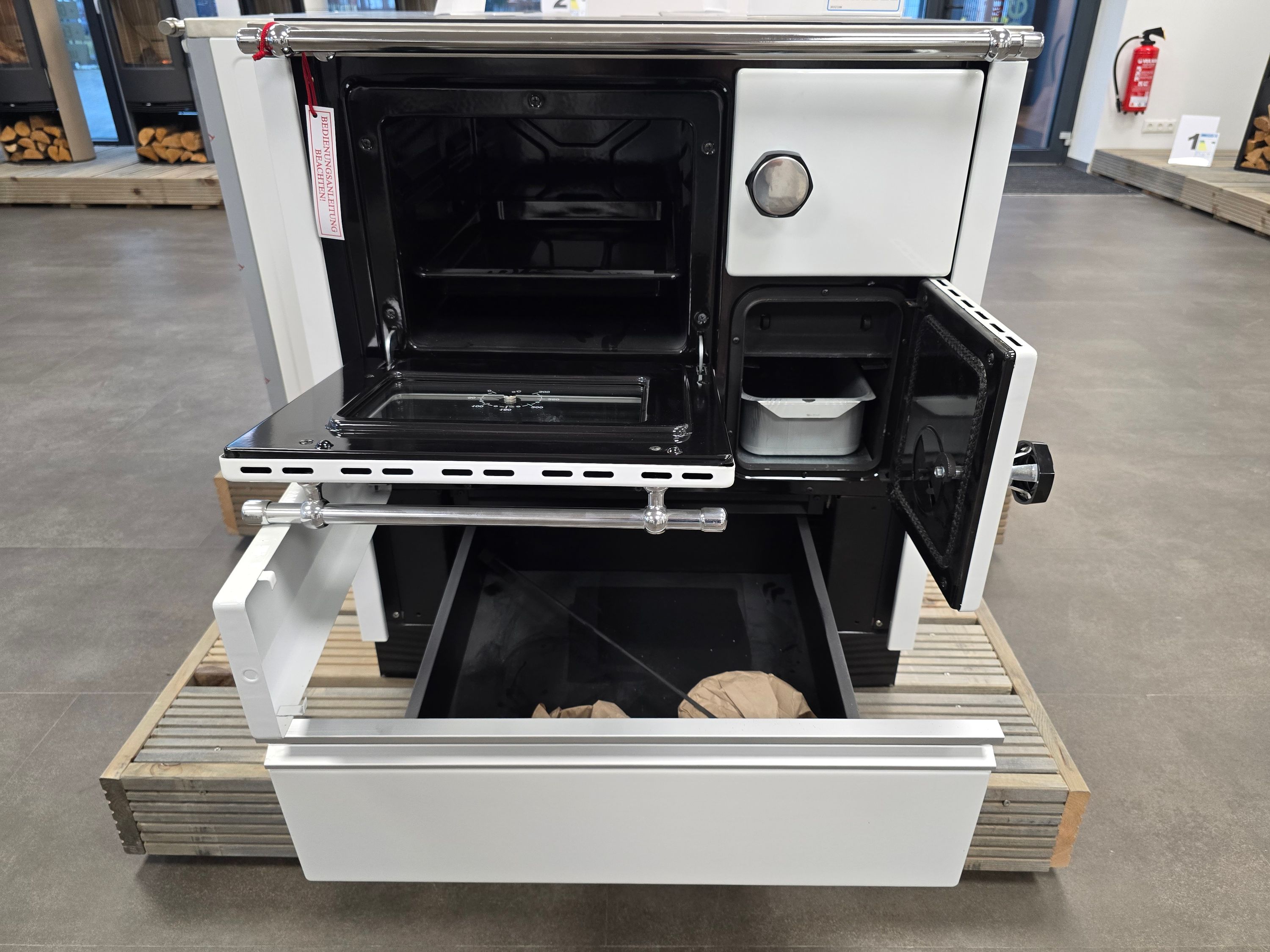 Holzherd Lohberger Celus COOK 75, 6 kW - Ausstellungsstück/Vorkonfiguriert