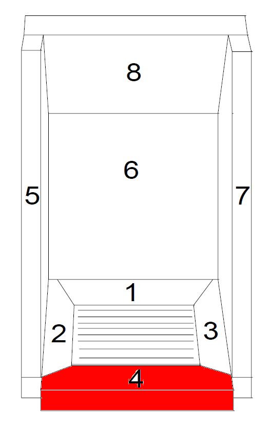 Cera Cambio pietra per fondo anteriore A Cera Cambio pietra per fondo anteriore A