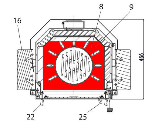 Haas-Sohn I 2060 supporto griglia