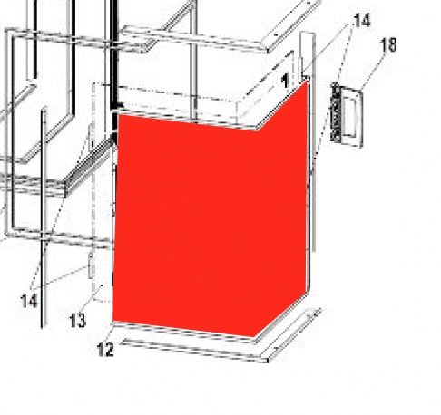 Austroflamm Slim 2.0 vidrio de visualización A