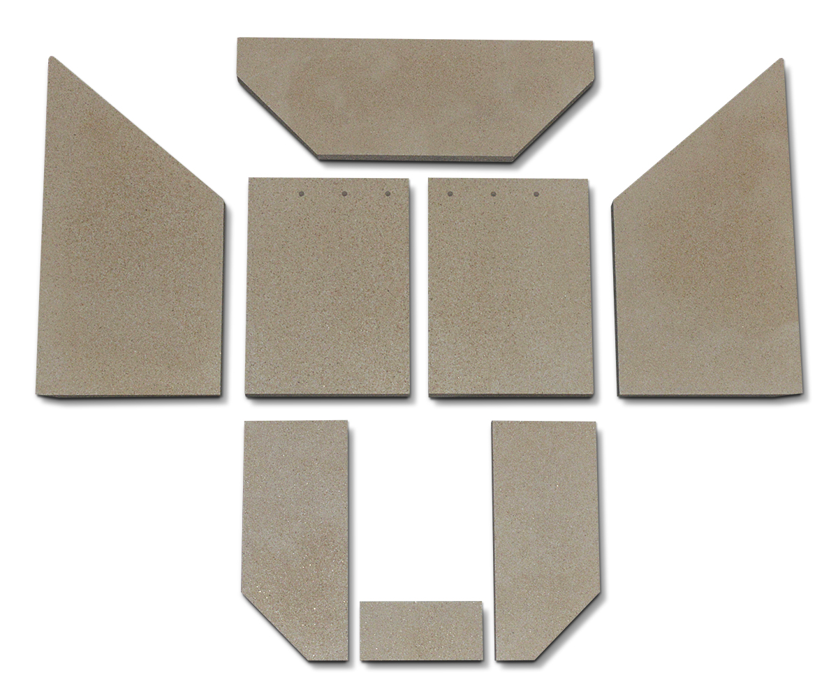 Techfire UNI-4060 rivestimento focolare B