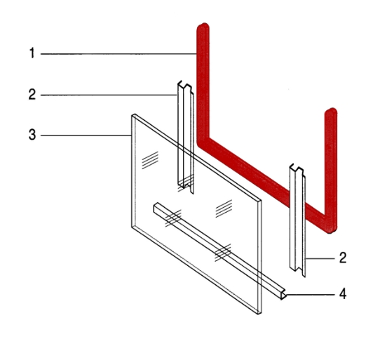 Supra F 152 C dørpakning Supra F 152 C dørpakning